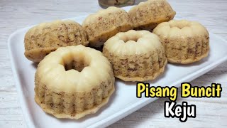 BOLU PISANG BUNCIT KEJU || Resep untuk yang tidak Memiliki Keju Oles / Cream Cheese