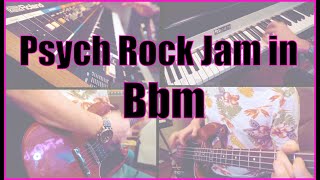 Jam Backing Track – Psych Rock in Bb Minor – Blues Scale | Play-along