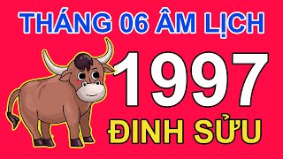 Tử Vi Tuổi Đinh Sửu 1997 Trong tháng 6 năm 2024 âm lịch Giáp Thìn | Triệu Phú Tử Vi