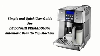 DE'LONGHI PRIMADONNA ESAM6600 Automatic Bean To Cup Machine. #coffee #coffeebean #coffeemachine