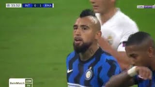 Arturo Vidal Red Card / Real Madrid VS Inter (1-0)