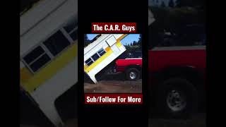 How To Unload A Camper The C.A.R. Guys Way! #shorts #sendit #carguys #cummins #car #dodge