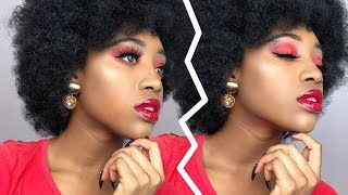 RAINBOW MAKEUP SERIES : RED | OHWGE