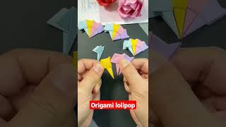 Cara Membuat Origami Lolipop