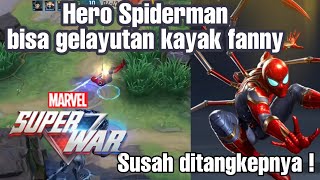 COBAIN HERO SPIDERMAN BISA TERBANG KAYAK FANNY, MARVEL SUPER WAR