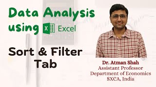 Sort & Filter in Excel || Excel Tutorials || Dr. Atman Shah