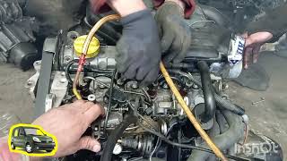 موطور رونو كانكو D65 فحص المحرك moteur Renault Kangoo D65