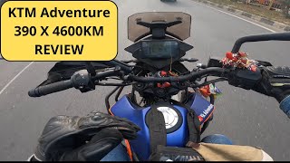 KTM ADVENTURE 390 X 4600 KM REVIEW