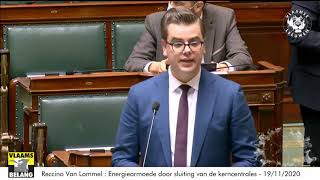 Reccino Van Lommel : Energiearmoede door sluiting van de kerncentrales - 19/11/2020