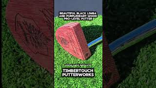 another awesome exotic wood putter released for sale.   treat yourself  #putter #golf #timbertouch