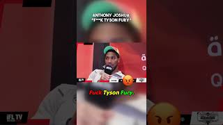 Anthony Joshua - "F**k Tyson Fury"