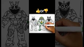 Poppy Playtime Coloring Pages - How to Color Mecha Titans Fearful Frog, Hoppy Hopscotch & Catnap