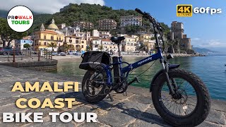 Amalfi Coast Biking Tour - 4K60fps (72Km/45 miles) - with Captions