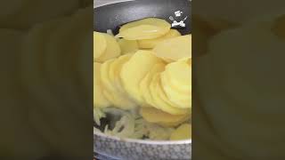 Tortilla De Papas #food #papas #shorts #shortvideos #shortvideo #viral #asmr