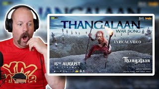 Thangalaan War Song Reaction| Thangalaan | Chiyaan Vikram | Pa Ranjith | GV Prakash | Dad’s Den