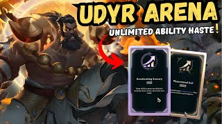 Udyr Unlimited Ability Haste with Accelerating Sorcery Sorcery x Phenomenal  Evil Arena 2v2v2v2 LoL