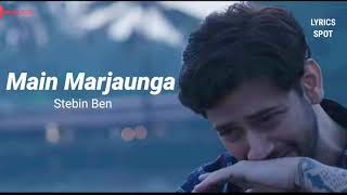 Main Marjaunga Lyrics - stebin ben