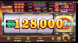 ❤️CRAZY 777 JILI SLOT GAME ❤️ crazy 777 best winning time video watch now 💲💲💲