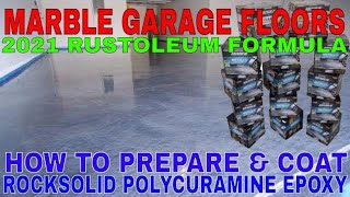 How to Apply Rocksolid Garage Floor Epoxy Coating | Rust Oleum Metallic Polycuramine