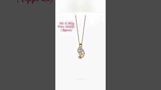 Caratlane Latest Diamond Pendant #DAILYWEAR #JEWELLERY #tanishq #SHORTS #STATUS #TRENDING #VIRAL #4k