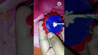 How to make fabric jhumka | how to make oxidized jhumka earrings |how to make handmade fabric jhumka