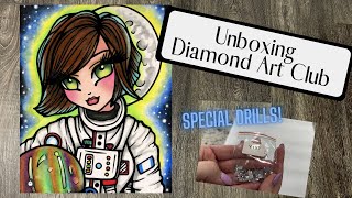 Unboxing Diamond Art Club “Space Explorer” by Hannah Lynn! Perfect for #starwarsandspacediamonds