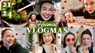 Weihnachtschaos, Baum-Alternative, vegan kochen, Skz Replay +endlich Heiligabend | Vlogmas Tag 21-24