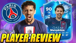 VAN DIJK 2.0! 🌟 90 FUT FANTASY MARQUINHOS PLAYER REVIEW! FANTASY FUT MARQUINHOS REVIEW! MARQUINHOS