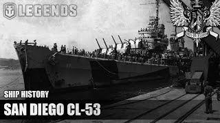 WoWS: Legends - USS San Diego - Ship History