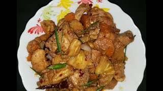 Easy Oriental Style Pineapple Chicken.