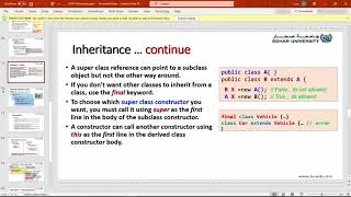 inheritance | java basics part 14 sohar university