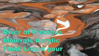 Can you find the bulldog in the acrylic fluid liquid pour?