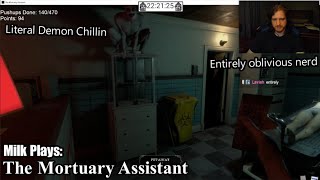 Sleep Deprived Gamer Plays Spooky Game | Mortuary Assistant Part 1