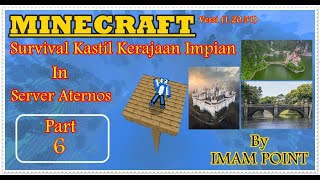 Survival Kastil Kerajaan Impian (Part 6) #mcpe 1.20.51 #minecraft #aternos