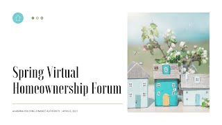 2021 Spring Virtual Homeownership Forum | Blake Corder | Alabama's New Construction Outlook