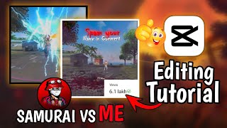 Samurai VS Tgr Nrz Editing Tutorial 🤯 | @Nrzzzzzzzz