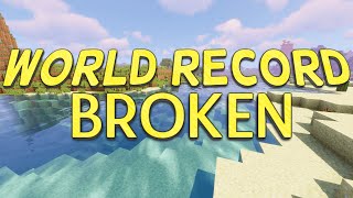 How I broke the Minecraft World Record