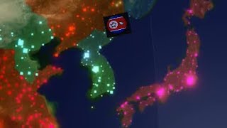 Nuking Tumen North Korea with 4 Nukes ROBLOX Rise of Nations