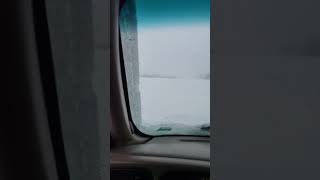 Driving Through A Snow Covered Field In My Avalanche