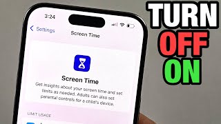 How To Turn On or Off Screen Time on iPhone iOS 18