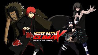 Naruto MUGEN Battle Climax - Arcade/Survival (Sasori & Kankuro) [Hard 8] [2v1] [No Commentary]