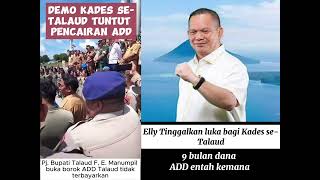 Demo Kade se-Talaud tuntut pencairan Dana ADD