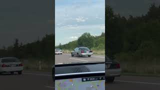 3 American Ford Crown Victoria police cars spotted on German Autobahn