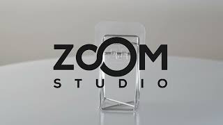 Zoom Studio rotating metal product showing options for angles and titles