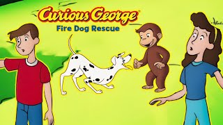 Curious George Fire Dog Rescue  | Animated Children's Read Aloud Books 📘🌟