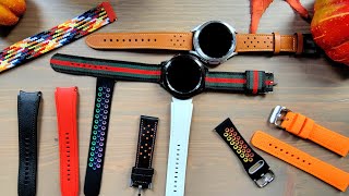 Best Straps/Bands for the Samsung Galaxy Watch4/Watch4 Classic! Compatible with Watch 5/5 Pro too!