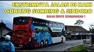 KEREEN !! SKILL DRIVER BIS INI DIUJI KETIKA MELEWATI JALUR SUPER EKSTRIM & BERKABUT