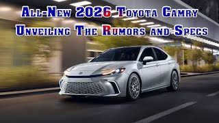 2026 toyota camry gr sport | 2026 toyota camry xse awd | 2026 toyota camry se hybrid | coupe