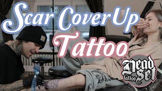 Dead Set Tattoo @Helsinki Scar CoverUp Tattoo