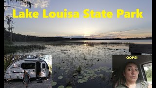 WRONG CAMPSITE??? Lake Louisa State Park, Clermont Florida, Solo Female RV Camping, Little Guy Max